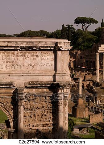 Arch of Septimius Severus at the Forum in Rome View Large Photo Image Picture - Arch of Septimius Severus at the Forum in Rome. Fotosearch