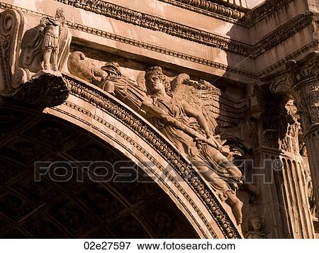 Arch of Septimius Severus at the Forum in Rome View Large Photo Image Stock Photo - Arch of Septimius Severus at the Forum in Rome. Fotosearch