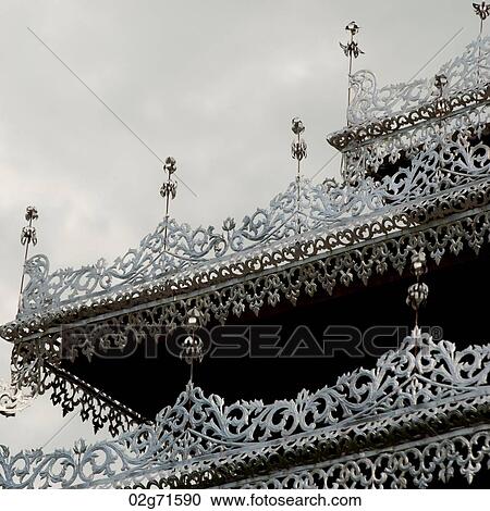 Architectural details of a building, Thailand View Large Photo Image Stock Image - Architectural details of a building, Thailand. Fotosearch