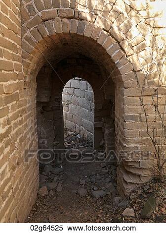 Archway of Mutianyu section of the Great Wall of China, Beijing, China View Large Photo Image Stock Photography - Archway of Mutianyu section of the Great Wall of China, Beijing, China. Fotosearch