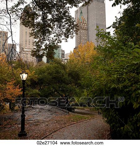Autumn in Central Park in Manhattan, New York City, U. S. A. View Large Photo Image Picture - Autumn in Central Park in Manhattan, New York City, U. S. A.. Fotosearch