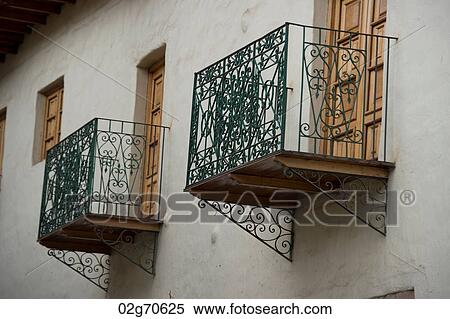 Balconies of a house, Sacred Valley, Cusco Region, Peru View Large Photo Image Stock Photography - Balconies of a house, Sacred Valley, Cusco Region, Peru. Fotosearch