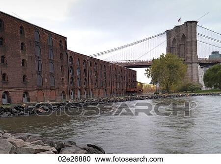 Stock Image - Brooklyn Bridge, New York, U. S. A.. Fotosearch