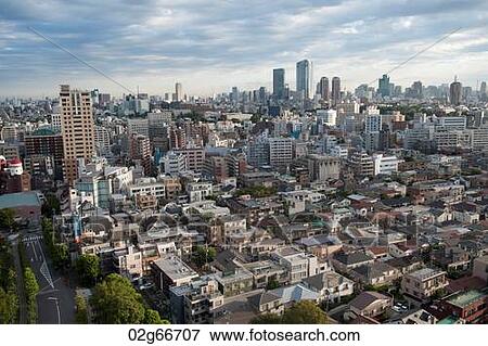 Buildings in a city, Tokyo, Japan View Large Photo Image Stock Photo - Buildings in a city, Tokyo, Japan. Fotosearch