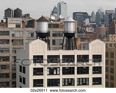 Stock Image - Buildings in Manhattan, New York City, U. S. A.. Fotosearch