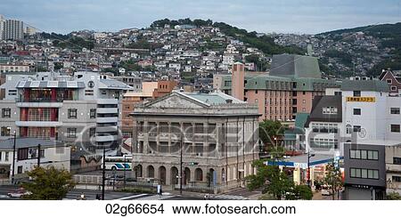 Picture - Buildings in Nagasaki, Japan. Fotosearch