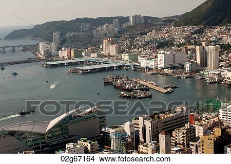 Busan Harbor, Busan, Yeongnam, South Korea View Large Photo Image Picture - Busan Harbor, Busan, Yeongnam, South Korea. Fotosearch