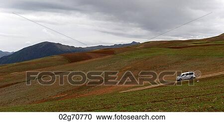 Car moving in an agricultural field, Sacred Valley, Cusco Region, Peru View Large Photo Image Stock Image - Car moving in an agricultural field, Sacred Valley, Cusco Region, Peru. Fotosearch