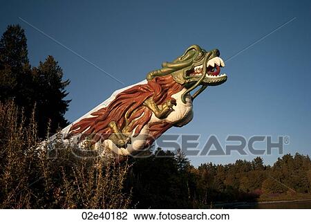 Carved Dragon head in Stanley Park Vancouver, British Columbia, Canada View Large Photo Image Stock Image - Carved Dragon head in Stanley Park Vancouver, British Columbia, Canada. Fotosearch