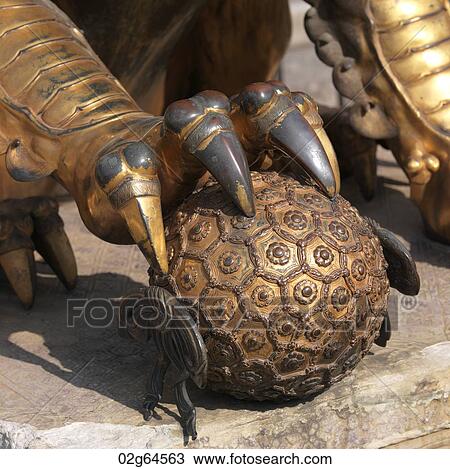 Chinese guardian lion at the Forbidden City, Beijing, China View Large Photo Image Stock Image - Chinese guardian lion at the Forbidden City, Beijing, China. Fotosearch