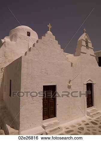 Church in Mykonos Greece View Large Photo Image Stock Photograph - Church in Mykonos Greece. Fotosearch