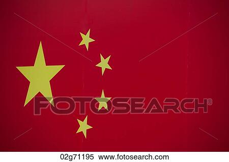 Close-up of a Chinese flag, Lujiazui, Pudong, Shanghai, China View Large Photo Image Stock Photography - Close-up of a Chinese flag, Lujiazui, Pudong, Shanghai, China. Fotosearch