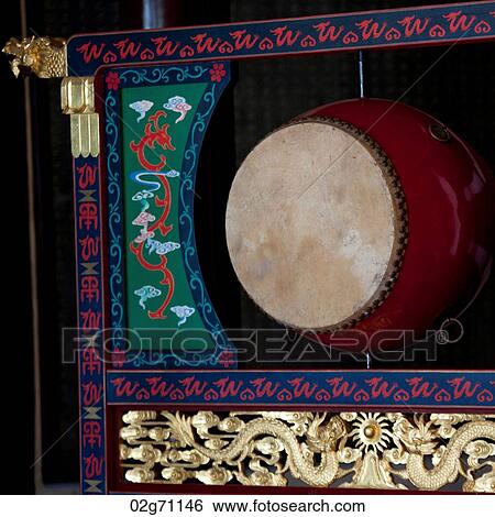 Close-up of a drum, Shanghai, China View Large Photo Image Stock Photograph - Close-up of a drum, Shanghai, China. Fotosearch