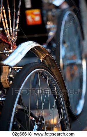 Stock Photo - Close-up of a rickshaw at Teapot Lane, Kiyomizu-Dera Temple, Kyoto, Japan. Fotosearch