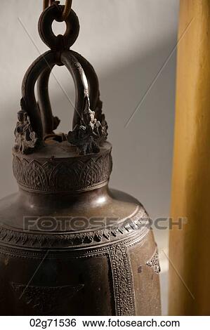 Close-up of bell hanging at Wat Phrathat Doi Suthep, Chiang Mai, Thailand View Large Photo Image Stock Photograph - Close-up of bell hanging at Wat Phrathat Doi Suthep, Chiang Mai, Thailand. Fotosearch