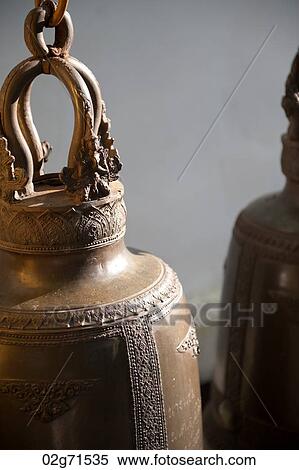 Close-up of bells hanging at Wat Phrathat Doi Suthep, Chiang Mai, Thailand View Large Photo Image Stock Photography - Close-up of bells hanging at Wat Phrathat Doi Suthep, Chiang Mai, Thailand. Fotosearch