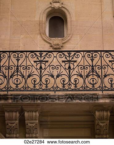Picture - Close-up of building in Paris France. Fotosearch