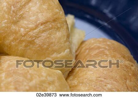 Close up of pile of croissants View Large Photo Image Stock Image - Close up of pile of croissants. Fotosearch