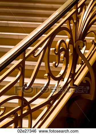 Close-up of staircase in the Grand Palace in Paris France View Large Photo Image Stock Photograph - Close-up of staircase in the Grand Palace in Paris France. Fotosearch