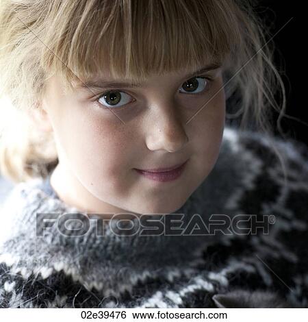 Closeup, blonde in sweater View Large Photo Image Stock Photograph - Closeup, blonde in sweater. Fotosearch