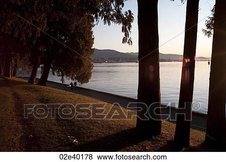 Stock Photo - Coastline of Vancouver, British Columbia, Canada. Fotosearch
