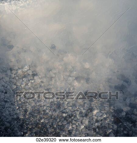 Crystal pepples under steaming water View Large Photo Image Stock Image - Crystal pepples under steaming water. Fotosearch