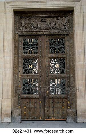 Decorative carved door in Paris France View Large Photo Image Stock Image - Decorative carved door in Paris France. Fotosearch
