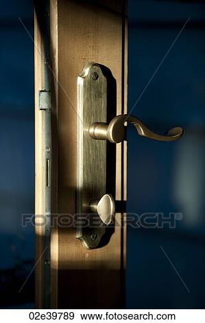 Door knob handle and lock View Large Photo Image Stock Photo - Door knob handle and lock. Fotosearch