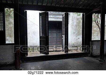 Door of a house, Zhouzhuang, Jiangsu Province, China View Large Photo Image Stock Image - Door of a house, Zhouzhuang, Jiangsu Province, China. Fotosearch