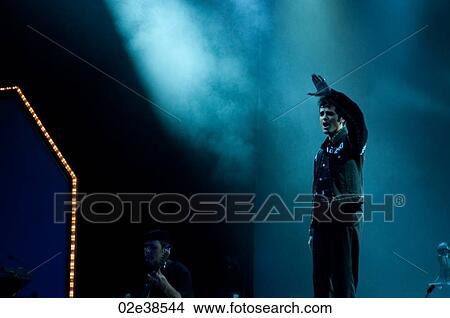 Picture - Elvis Presley impersonator performing in Branson, Missouri, U. S. A.. Fotosearch