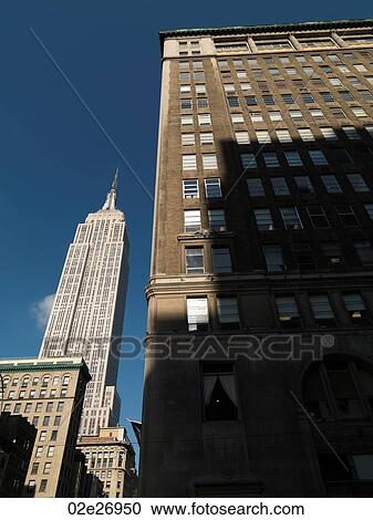 Empire State Building in Manhattan, New York City, U. S. A. View Large Photo Image Stock Image - Empire State Building in Manhattan, New York City, U. S. A.. Fotosearch