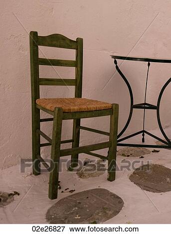 Empty table and chairs in Mykonos Greece View Large Photo Image Stock Photo - Empty table and chairs in Mykonos Greece. Fotosearch