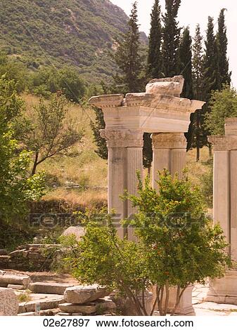 Ephesus in Kusadasi Turkey View Large Photo Image Stock Photo - Ephesus in Kusadasi Turkey. Fotosearch