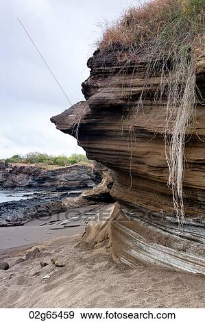 Eroded rock at coast, Puerto Egas, Santiago Island, Galapagos Islands, Ecuador View Large Photo Image Stock Photo - Eroded rock at coast, Puerto Egas, Santiago Island, Galapagos Islands, Ecuador. Fotosearch