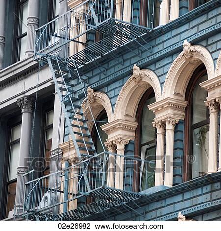 Exterior of a building in Manhattan, New York City, U. S. A. View Large Photo Image Stock Image - Exterior of a building in Manhattan, New York City, U. S. A.. Fotosearch