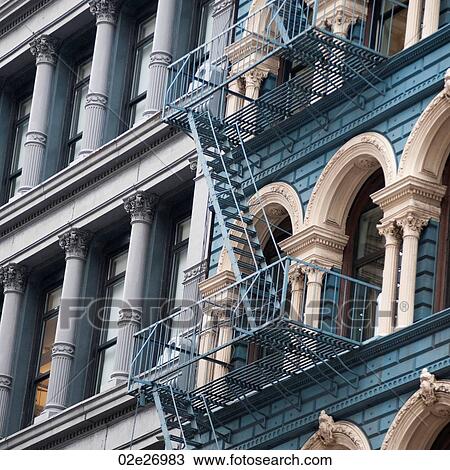 Exterior of a building in Manhattan, New York City, U. S. A. View Large Photo Image Stock Image - Exterior of a building in Manhattan, New York City, U. S. A.. Fotosearch