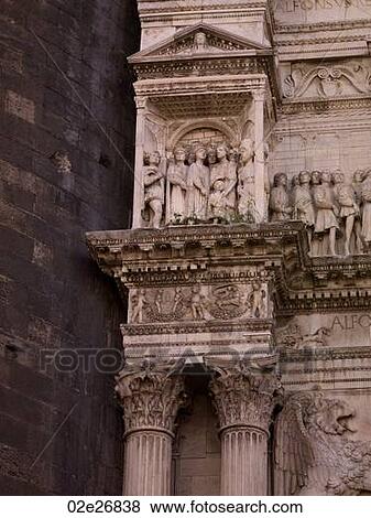 Stock Photo - Exterior of a building in Naples. Fotosearch