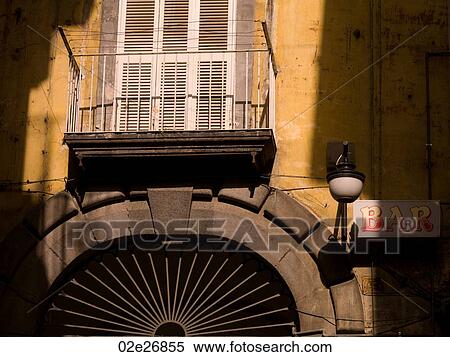 Exterior of a building in Naples View Large Photo Image Stock Photography - Exterior of a building in Naples. Fotosearch