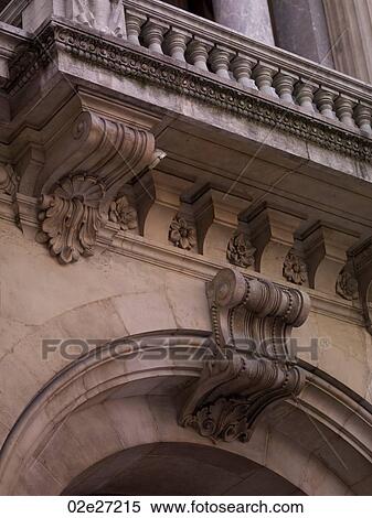 Stock Photography - Exterior of a building in Paris France. Fotosearch