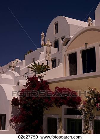 Exterior of a building in Santorini Greece View Large Photo Image Stock Image - Exterior of a building in Santorini Greece. Fotosearch