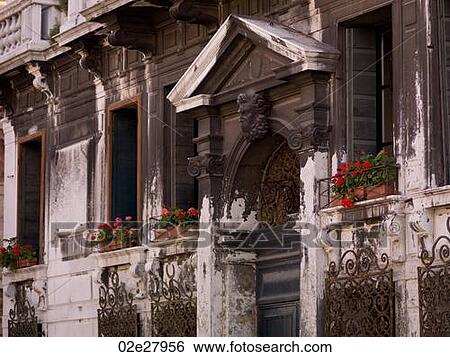 Exterior of building in Venice View Large Photo Image Stock Photograph - Exterior of building in Venice. Fotosearch