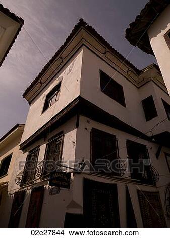 Exterior of buildings in Kusadasi Turkey View Large Photo Image Picture - Exterior of buildings in Kusadasi Turkey. Fotosearch