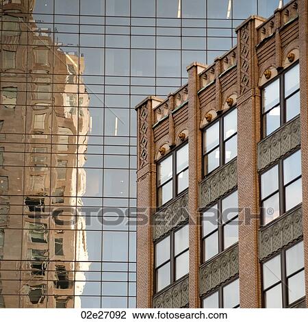 Stock Image - Exterior of buildings in Manhattan, New York City, U. S. A.. Fotosearch