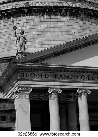 Exterior of San Francesco di Paolo in Naples View Large Photo Image Stock Photography - Exterior of San Francesco di Paolo in Naples. Fotosearch