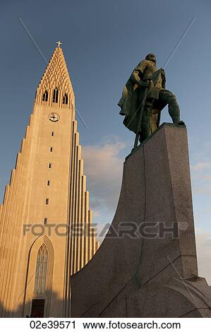 Extrior of a Christian church in Iceland View Large Photo Image Stock Image - Extrior of a Christian church in Iceland. Fotosearch