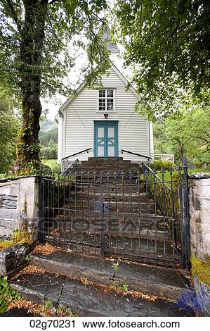 Facade of a church, Granvinsvatnet, Granvin, Hordaland County, Norway View Large Photo Image Stock Image - Facade of a church, Granvinsvatnet, Granvin, Hordaland County, Norway. Fotosearch