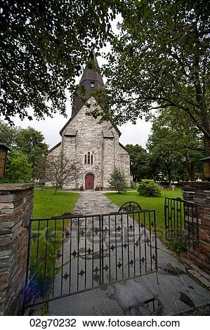 Facade of a church, Norway View Large Photo Image Stock Image - Facade of a church, Norway. Fotosearch