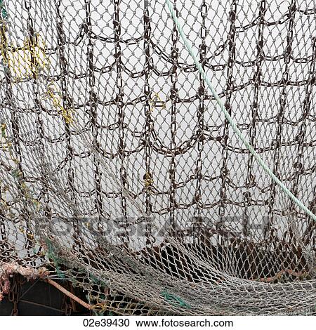 Stock Image - Fishing net. Fotosearch