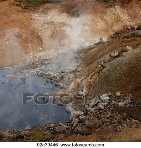 Geological geothermal mineral pool View Large Photo Image Stock Photograph - Geological geothermal mineral pool . Fotosearch