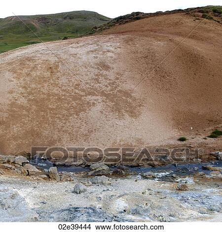 Geological geothermal mineral pool vents View Large Photo Image Picture - Geological geothermal mineral pool vents. Fotosearch